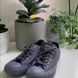 Converse blue gray gold NEW